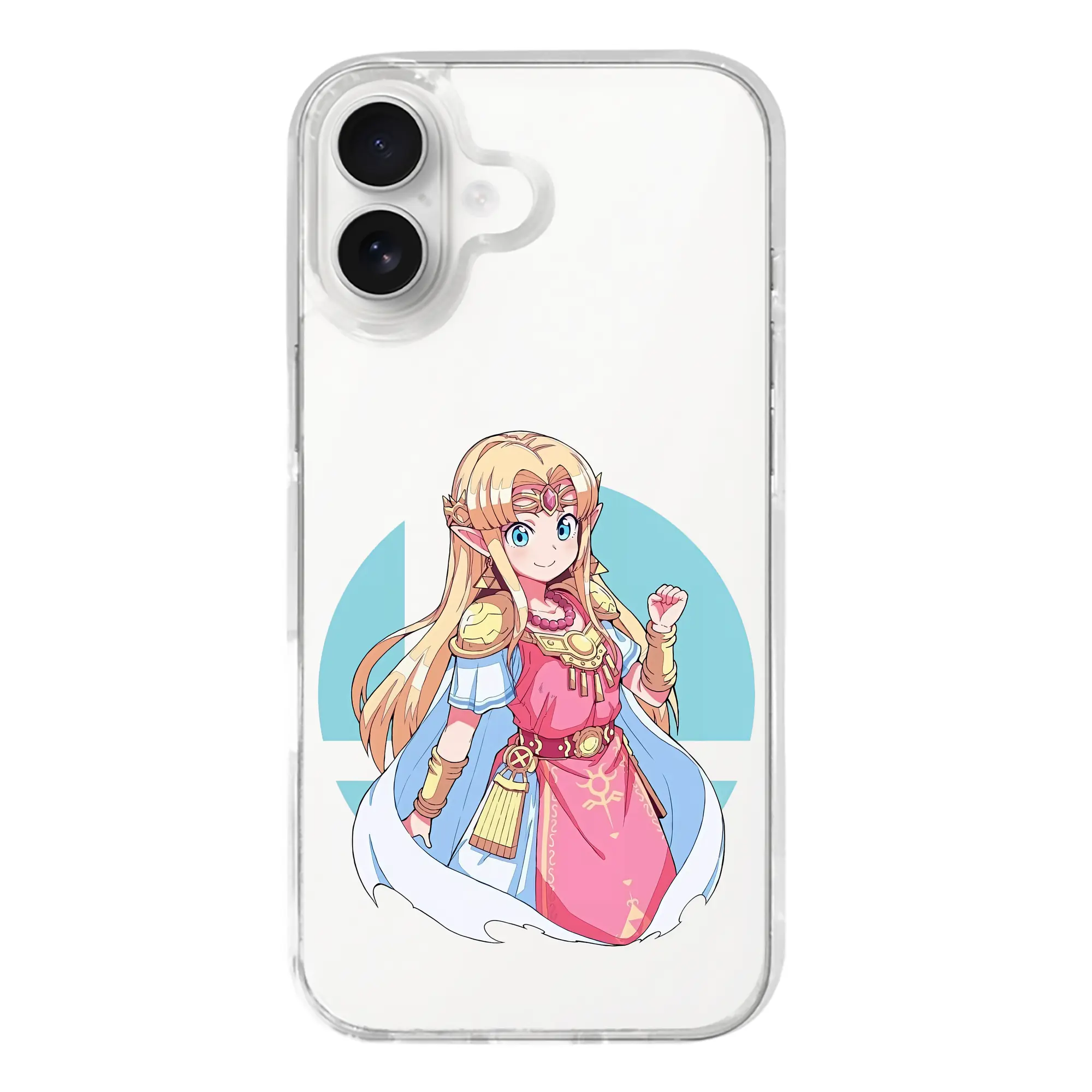 ゼルダの伝説 グッズ,ゼルダ姫 - iPhone 17シリーズ 透明スマホケース – 薄型・耐衝撃・精密フィット保護カバー